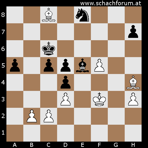 Brett 4, Weimer - Zunic, nach dem 39. Zug von Schwarz