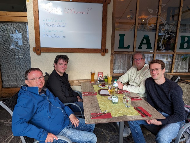 Abschließendes Abendessen in den Weidachstuben